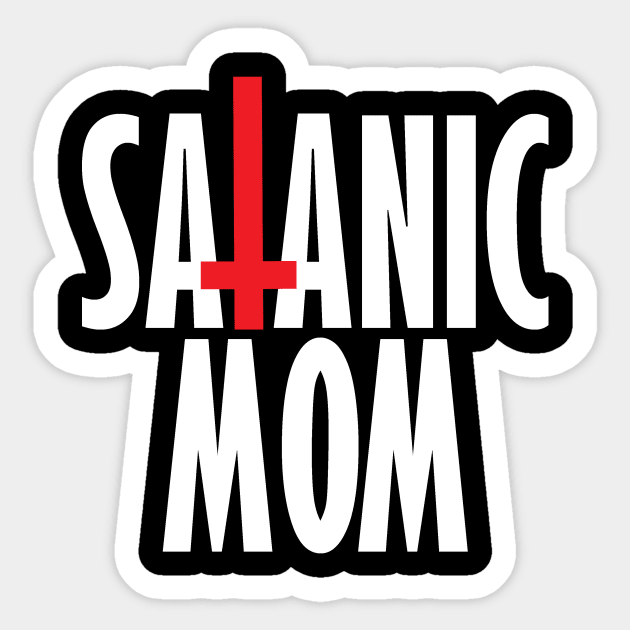 Satanic Mom Sticker by artpirate